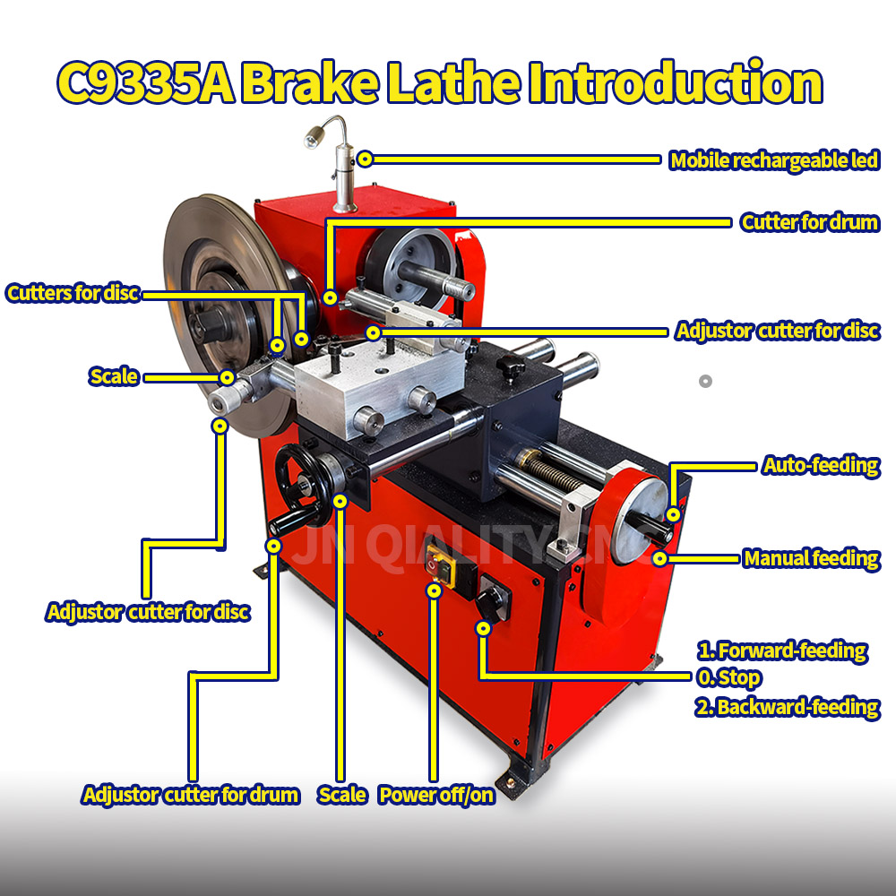 Car Brake Drum Disc Cutting La - Brake Drum Lathe avaliação e preço